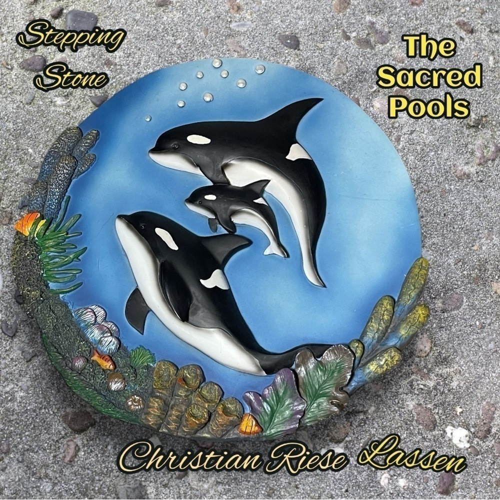 Christian Riese Lassen The Sacred Pools - Stepping Stone 3D Wall Plaque Orcas